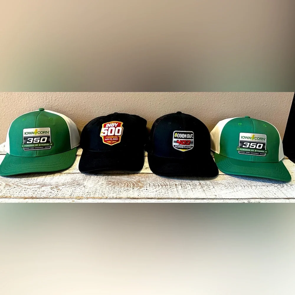 Bundle of 4 Racing Theme Caps - NWT